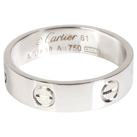 cartier love ring 18k white gold|cartier love collection ring price.